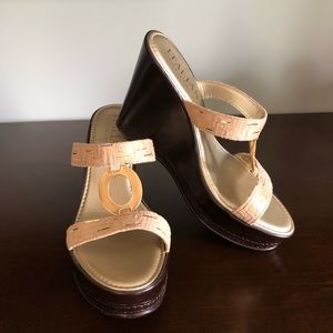 Italian Shoemakers Wedge Sandals